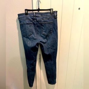 NYDJ high rise ankle jeans medium wash